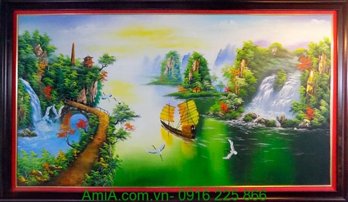 TRANH PHONG CẢNH, tranh phong cảnh sơn dầu đẹp