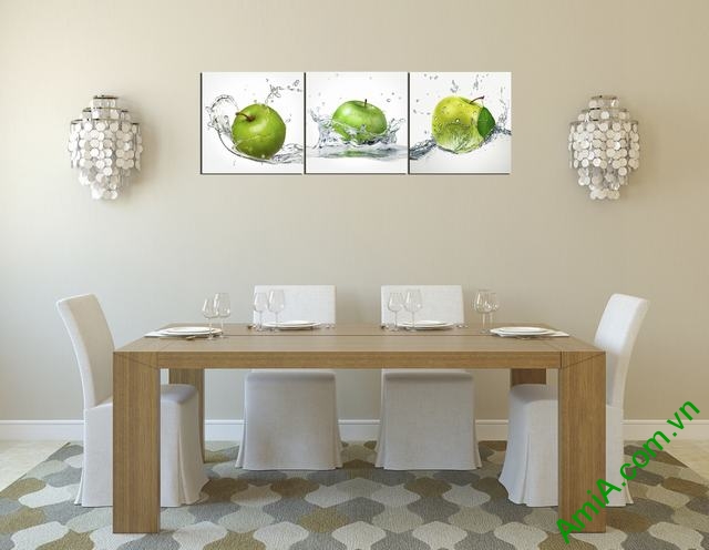 Hình ảnh mẫu tranh treo tường phòng ăn