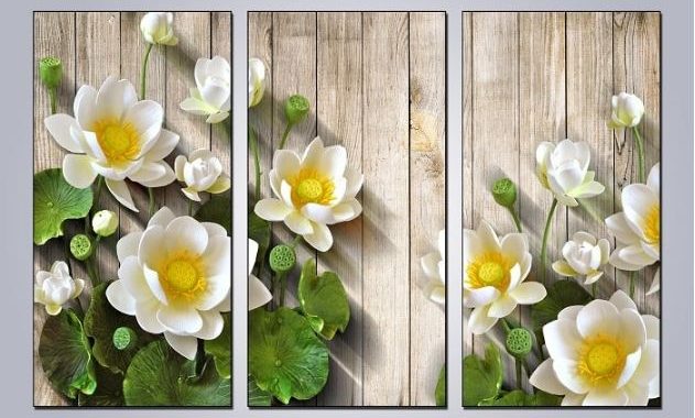 tranh dep hoa sen in 3d
