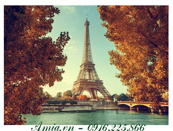 Top 16 mẫu tranh phong cảnh Paris nổi tiếng - Amia Hà Nội