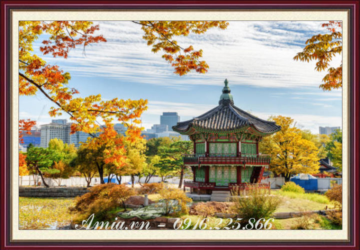 Tranh đẹp phong cảnh Hàn Quốc - AmiA - Nội thất đẹp, Giá rẻ tại Kho