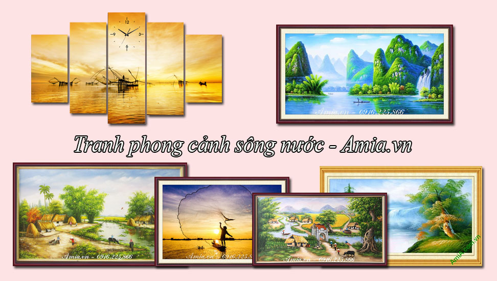 Top 20 tranh phong cảnh sông nước đẹp nhất Việt Nam