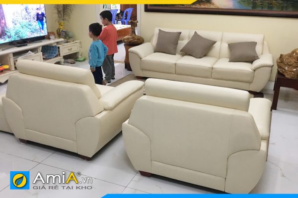 ghế sofa da đẹp bộ nhiều ghế