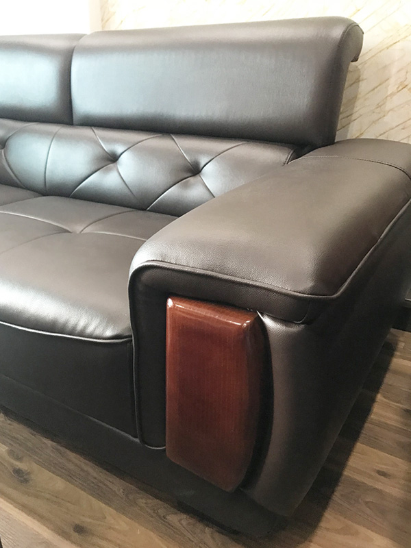 sofa đẹp tay ốp gỗ