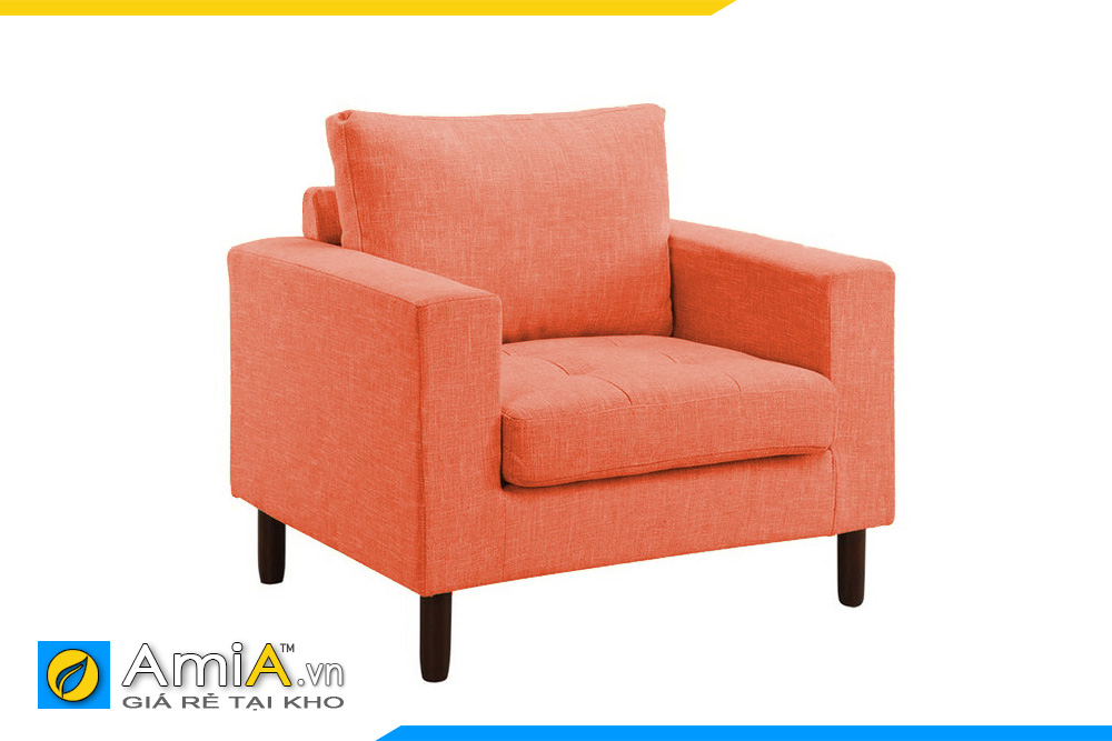 sofa đơn đẹp màu cam