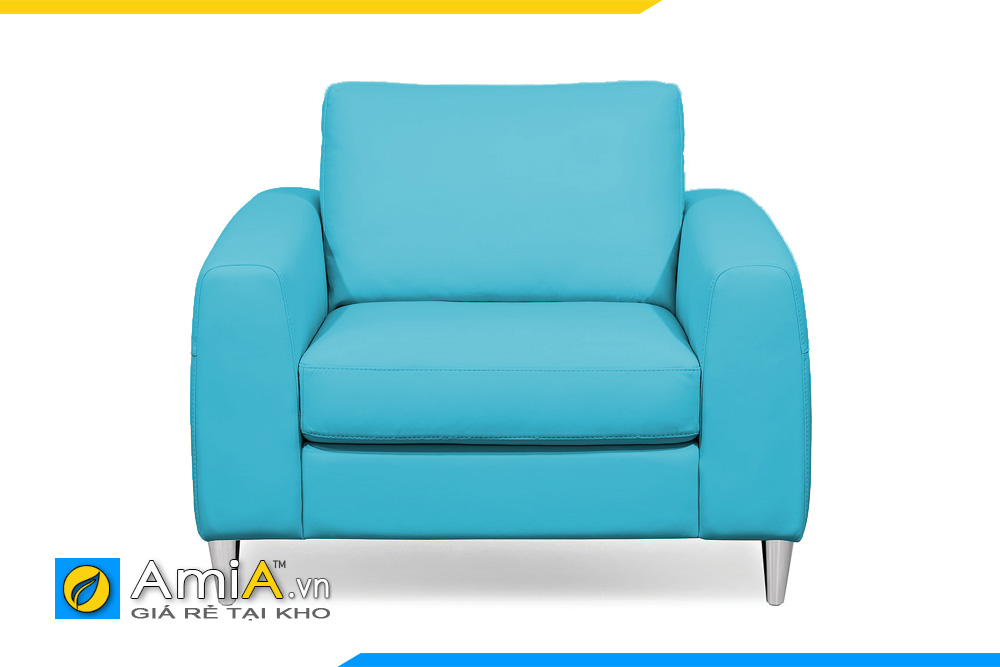 sofa đơn đẹp màu xanh dương