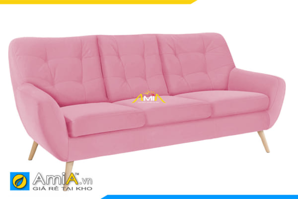 mẫu ghế sofa màu hồng AmiA 20212