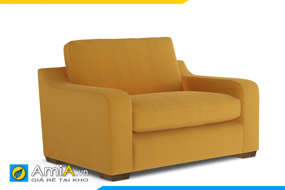 Sofa 1 chỗ ngồi màu vàng