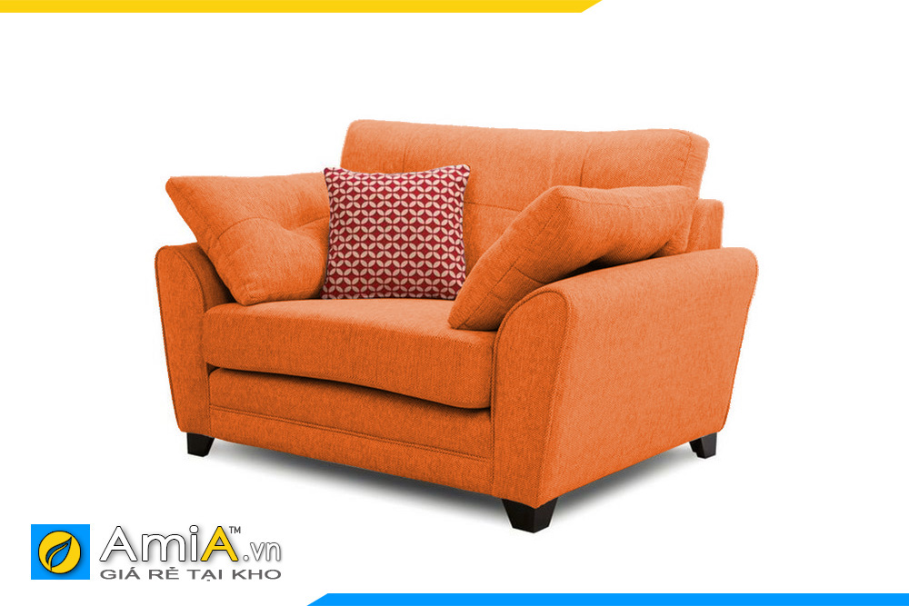sofa phòng ngủ màu cam