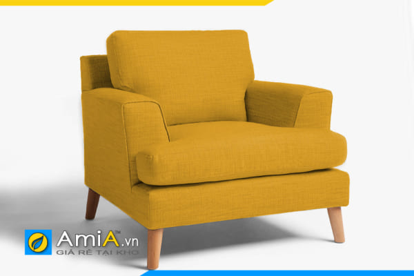 sofa đơn 1 chỗ màu vàng