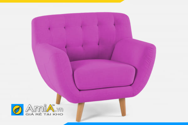 ghế sofa đơn nữ màu tím