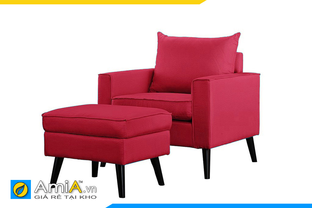 ghế sofa đơn cá nhân màu đỏ
