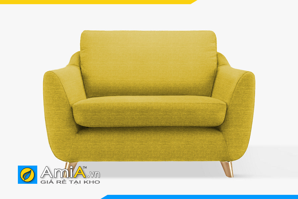 ghế sofa đơn đẹp màu vàng AmiA 20466