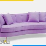 Mẫu sofa văng đẹp màu tím