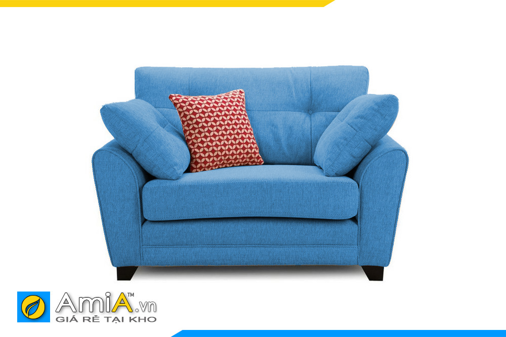 mẫu sofa 1 chỗ màu xanh AmiA 20023