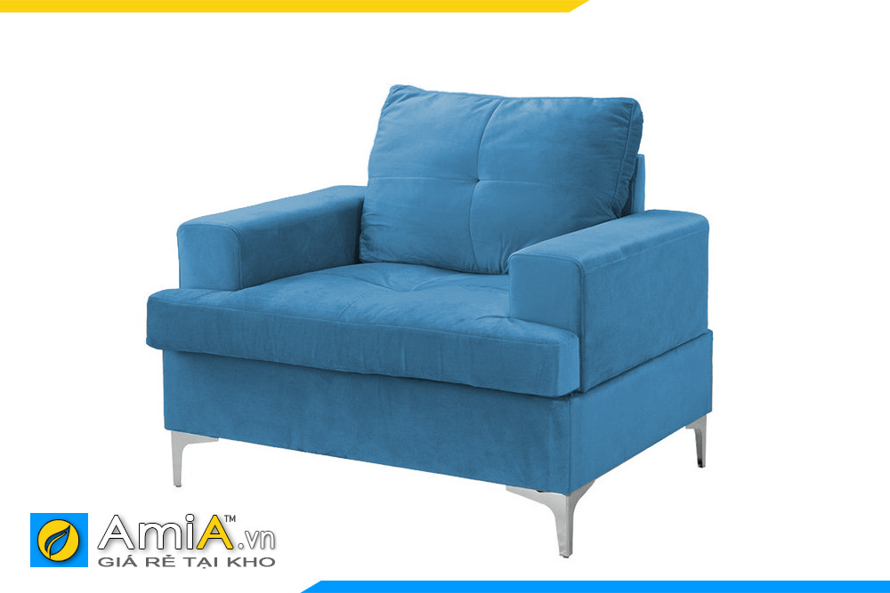 sofa 1 chỗ ngồi màu xanh lam