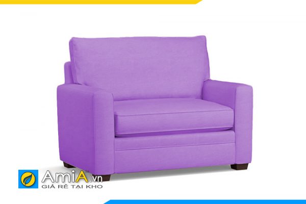 ghế sofa đơn màu tím dài 1m