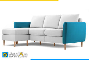 ghế sofa nỉ đẹp phối màu AmiA 20203