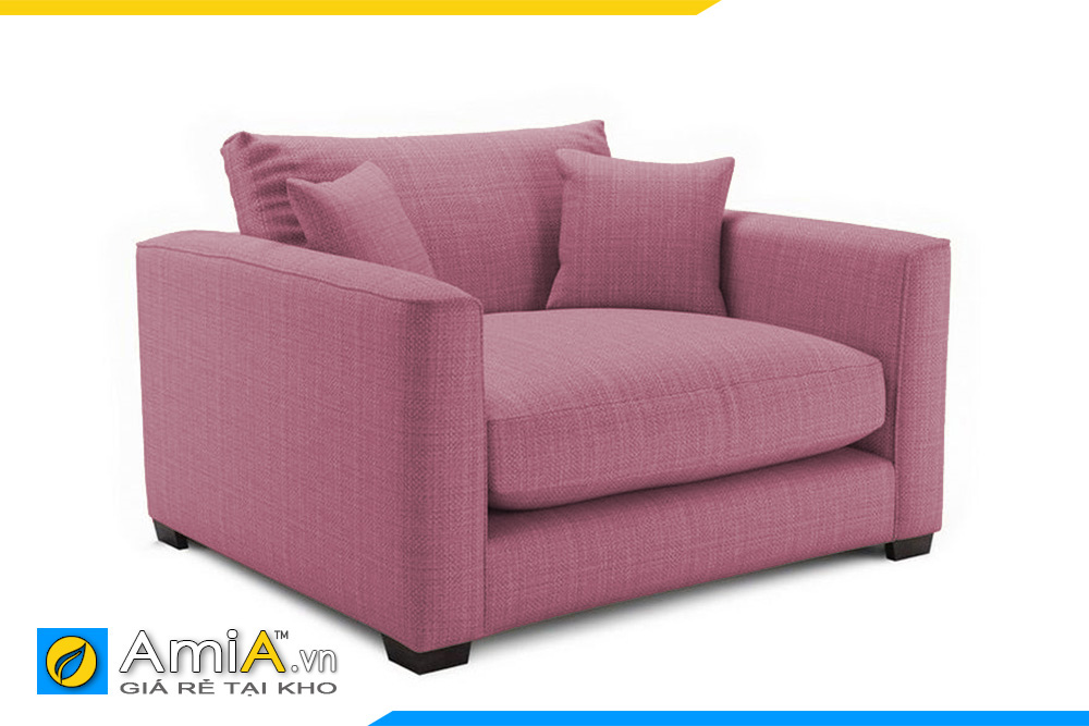 sofa màu hồng kê phòng ngủ