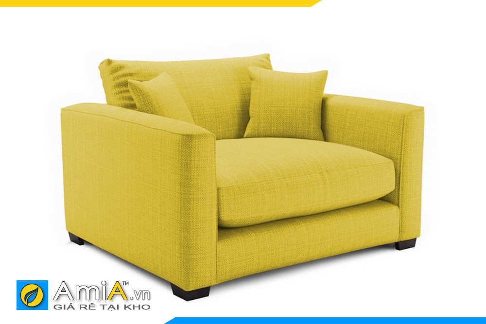 ghế sofa phòng ngủ màu vàng AmiA 20031