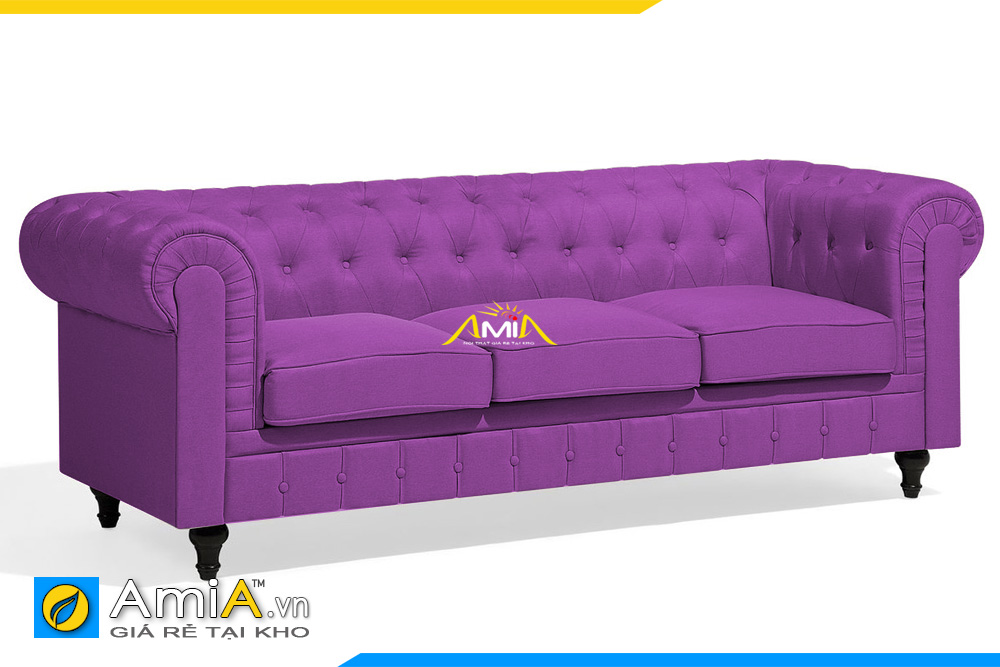 Sofa tân cổ điển màu tím AmiA 20073