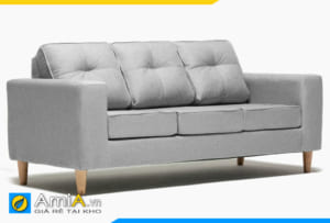 ghế sofa văng nỉ màu ghi AmiA 20161