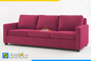 sofa văng nỉ đẹp màu đỏ