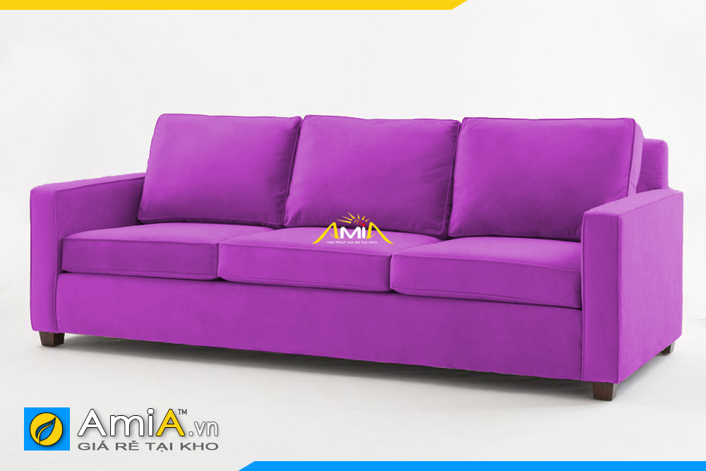 ghế sofa vải nỉ màu tím đẹp
