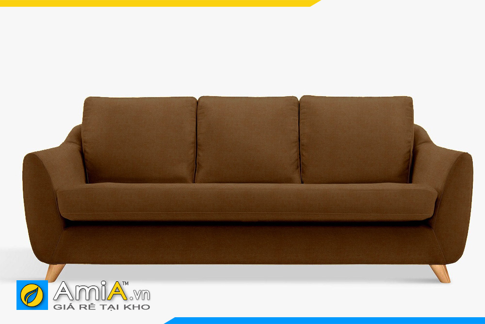 sofa văng nỉ màu nâu AmiA 20062