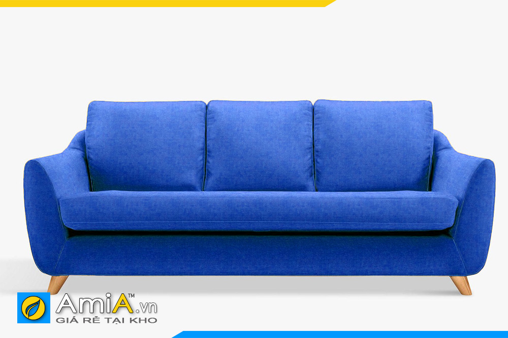 ghế sofa nỉ màu xanh dương AmiA 20062