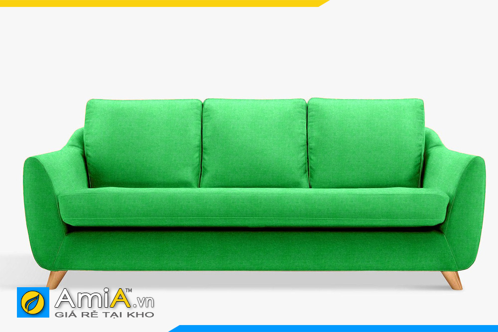 sofa văng nỉ màu xanh lá mạ