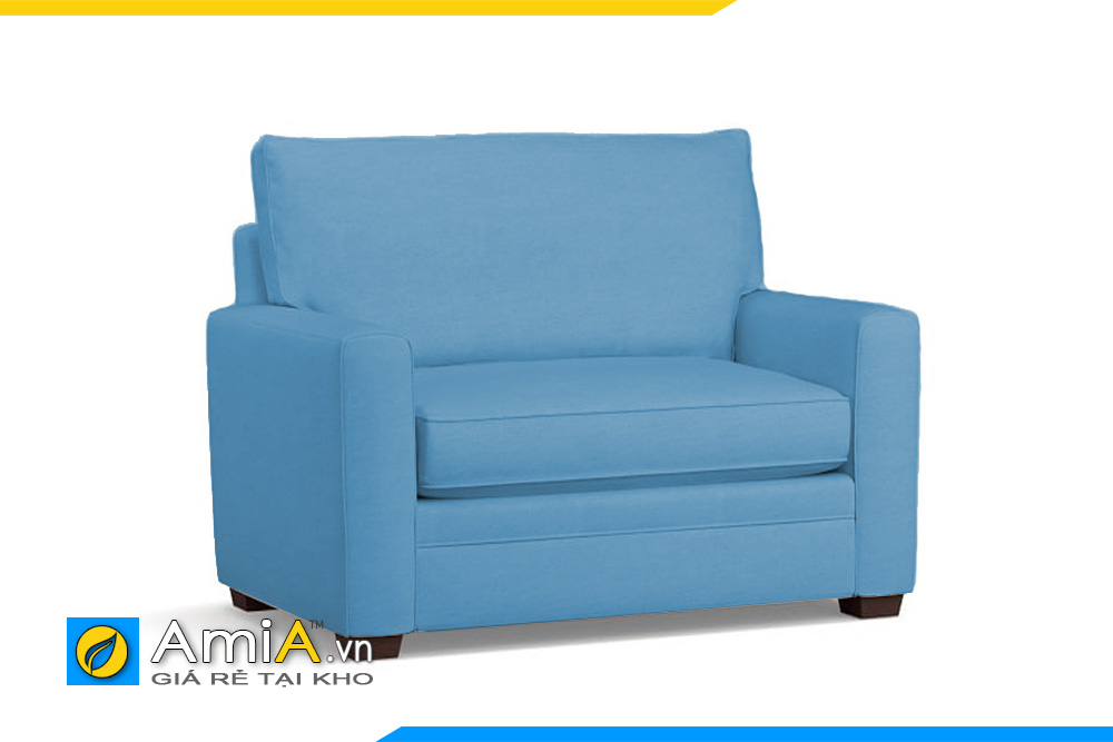 ghế sofa đơn 1 m màu xanh lam