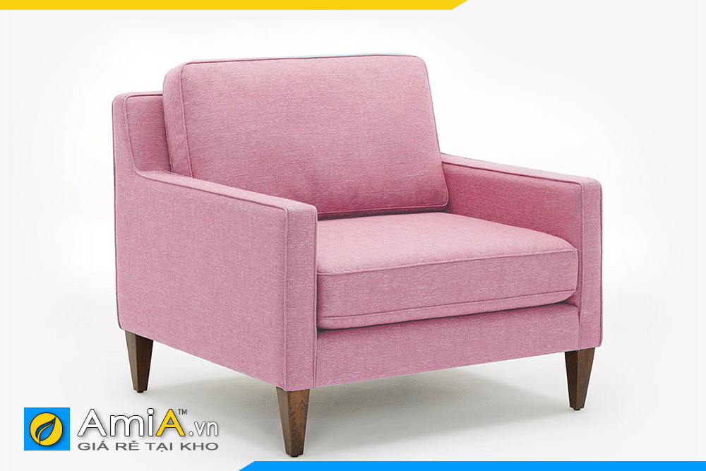 sofa 1 chỗ màu hồng đẹp