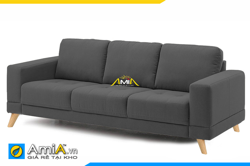 ghế sofa văng nỉ màu ghi AmiA 20215