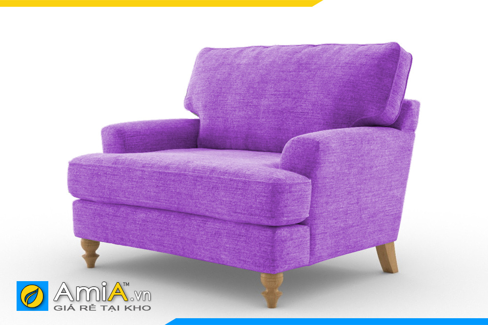 sofa đơn 1 chỗ màu tím AmiA 20905
