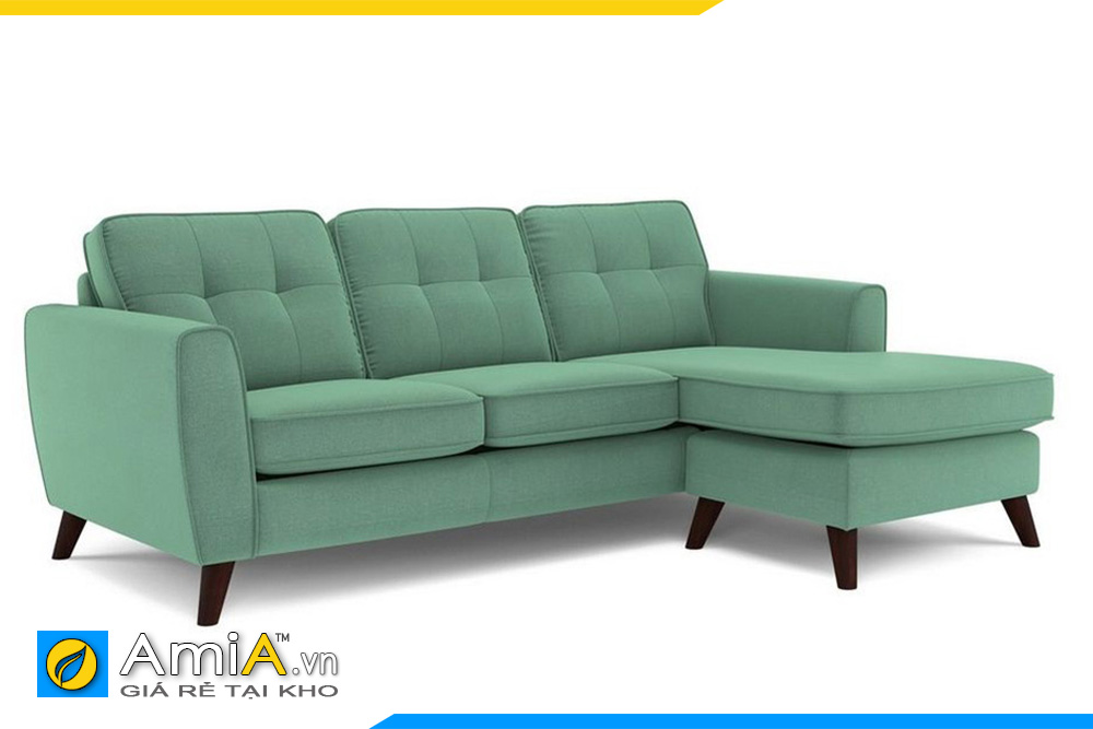 sofa màu xanh lục kiểu góc