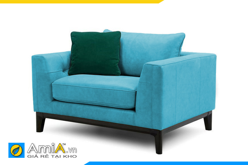 Ghế sofa đẹp màu xanh kê phòng ngủ