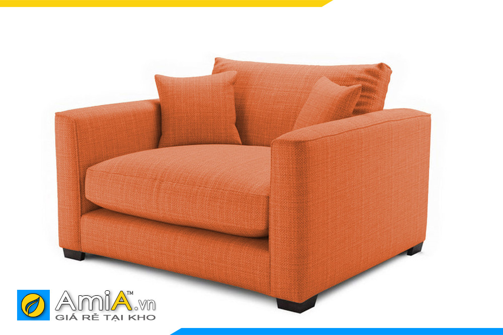 ghế sofa màu cam 1 chỗ AmiA 20031