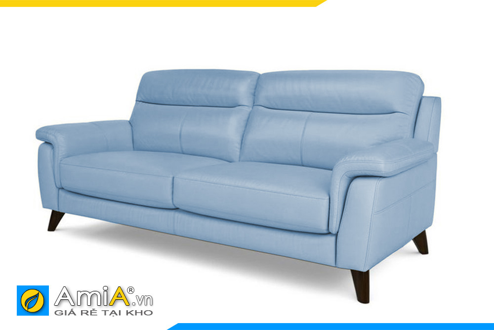 sofa da màu xanh nhạt AmiA 20013