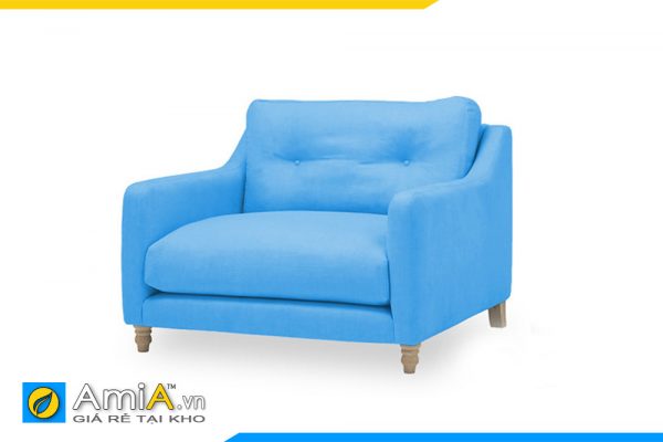 ghế sofa đơn đẹp màu xanh AmiA 20074