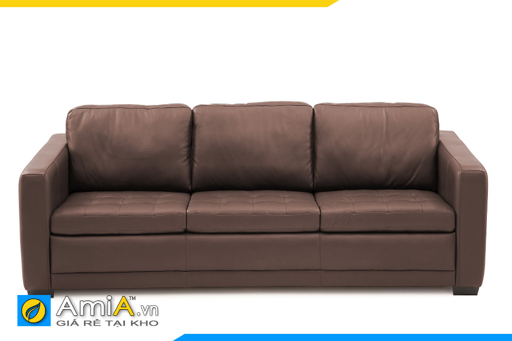 Ghế sofa da đẹp dạng văng