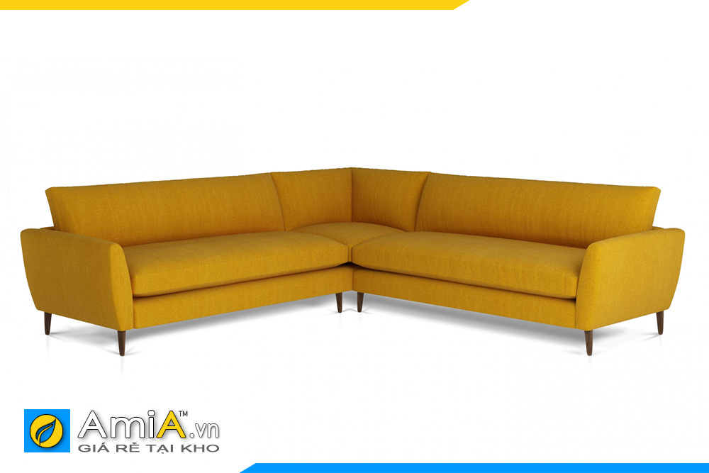 Ghế sofa góc v màu vàng AmiA 20095