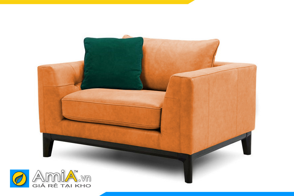 ghế sofa phòng ngủ màu cam