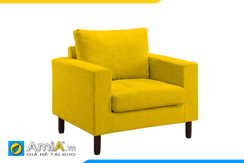 ghế sofa đơn màu vàng AmiA 20200