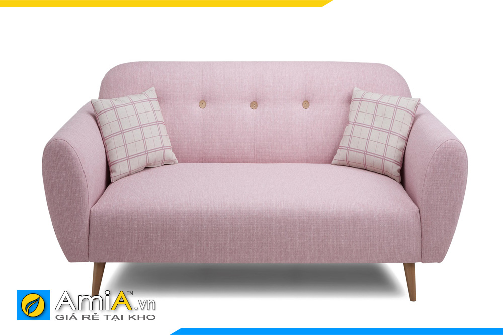 Ghế sofa màu hồng phai