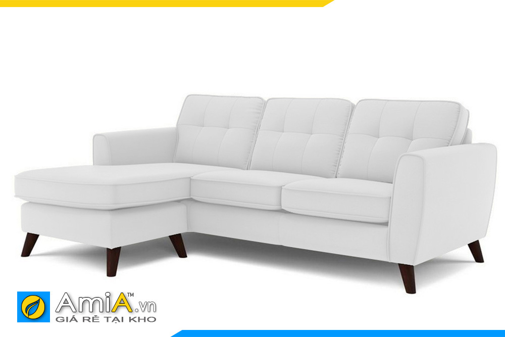 Ghế sofa nỉ màu trắng AmiA 20207