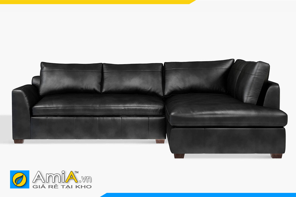Hình ảnh sofa da màu đen đẹp