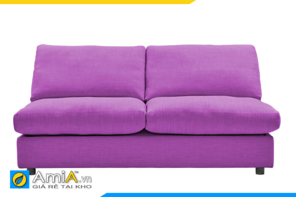 sofa màu tím không tay vịn