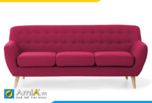 ghế sofa văng nỉ màu đỏ AmiA 20076