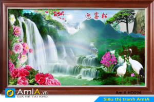 tranh đẹp hình ảnh thác nước